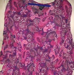 Avenue long sleeve top size 30/32